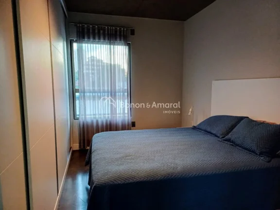 Imagem Apartamento mobiliado à venda no MaxHaus Cambuí I I, localizado na Rua Liraucio Gomes, 230, em uma...