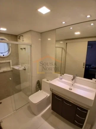 Imagem Apto 145m², 3 suítes, sala ampla, lavabo, sacada com churrasqueira, cozinha americana, área de se...