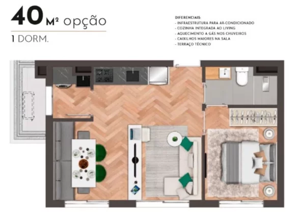 Imagem STUDIO RESIDENCIAL em São Paulo - SP, Chácara Klabin