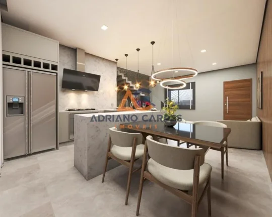 Imagem Sobrado com 3 suítes alto patrão com 2 vagas de garagem cobertas, piscina , no bairro Centro, Balneário Piçarras a venda pela Imobiliária Adriano Carpes