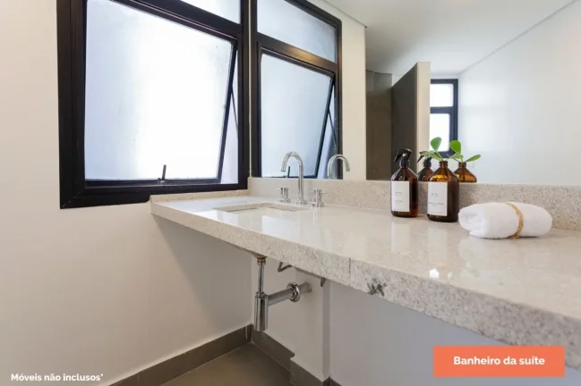 Imagem Apartamento Brooklin - 48M², 1 Dorm, 1 Suíte, 1 Vaga Demarcada, Academia, Piscina.