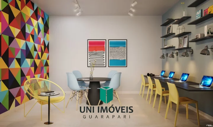 Imagem Apartamento à venda com área de lazer completa em Guarapari ? 2 quartos com área externa e 2 vagas!