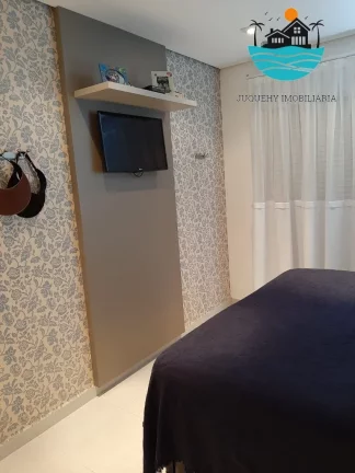 Imagem Casa para alugar em condomínio fechado em Juquehy com 4 dormitórios, 2 suíte, 50m da praia - Acomodação máx. 10 pessoas | Juquehy Imobiliária