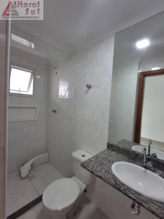 Imagem Apartamento de Luxo na Praia Grande-SP, Bairro Tupi 2 Quartos, 2 Suítes, 1 Sala, 3 Banheiros, 1 Vaga de Garagem 95,02m² de Área