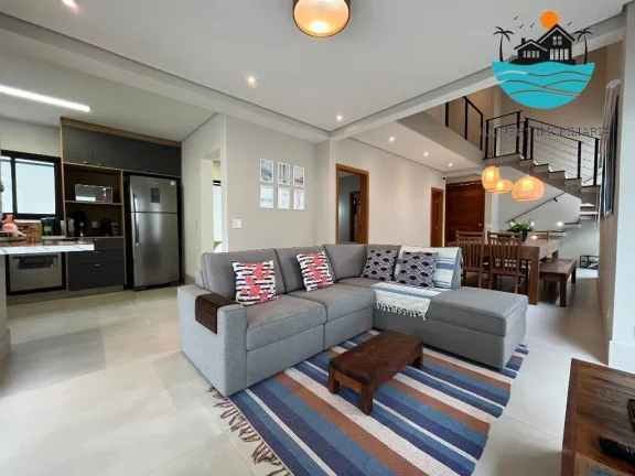 Imagem Casa a Venda e Locação de Temporada - Praia de Juquehy, 4 suítes, piscina privativa, 500m da praia e 250m² de área construída | Juquehy Imobiliária