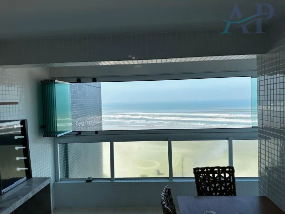 Imagem Apartamento Frente Mar em Praia Grande com 3 Dormitórios