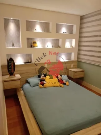 Imagem Excelente Apartamento todo Planejado à Venda no Condomínio Mansão Imperial no bairro Nova Petrópolis em São Bernardo do Campo