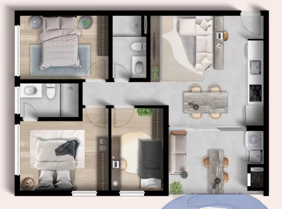 Imagem Mozine Wellness Design - Apartamento à venda no bairro Juvevê - Curitiba/PR