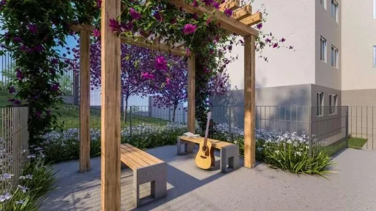 Imagem Viva com segurança e conforto no Mirante Garden: portaria 24 horas e área de lazer completa