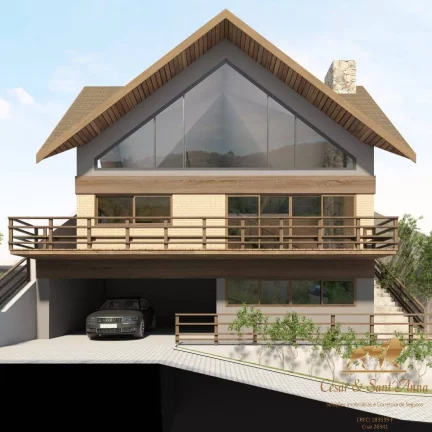 Imagem Casa em construção á venda em Campos do Jordão-SP