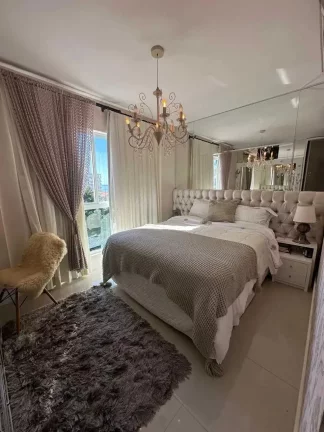 Imagem Apartamento mobiliado com 3 dormitórios sendo 1 suítes e 2 vagas de garagem em Itajaí/SC