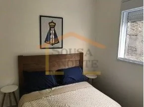 Imagem Apartamento com 1 dormitório, cozinha, banheiro, 26m².

Condomínio com lavanderia, salão de fest...