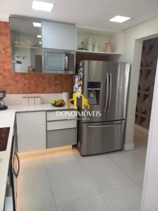 Imagem Apto venda 3 dorm vista piscina andar alto, 123m Cond Domo Life SBC SP