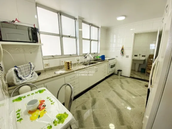 Imagem Imperdível Apartamento à Venda em Guarujá-SP, Pitangueiras: 3 Quartos, 1 Suíte, 2 Salas, 3 Banheiros, 1 Vaga, 165m².