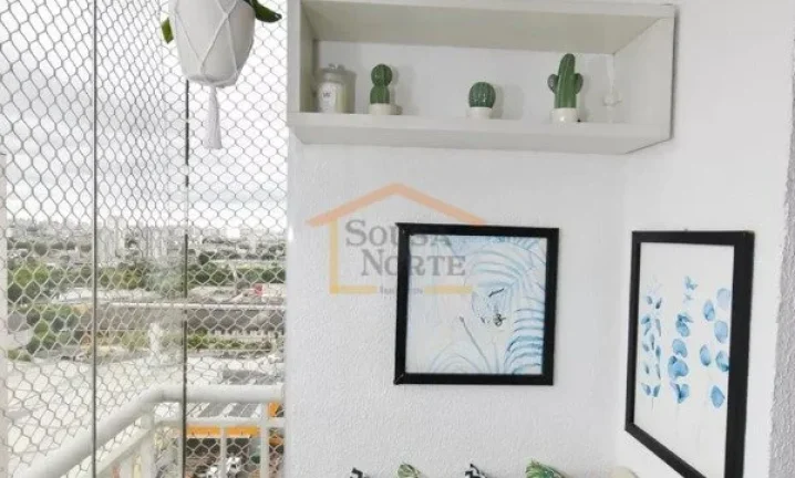 Imagem Apartamento com 61 m², com 2 dormitórios, sendo 1 suíte, 2 banheiros, Imóvel sem mobília, com v...