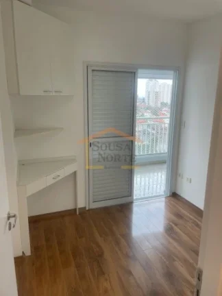 Imagem Apartamento 45m², 1 suíte, sala 2 ambientes, sacada, armários na cozinha e banheiro, área de ser...