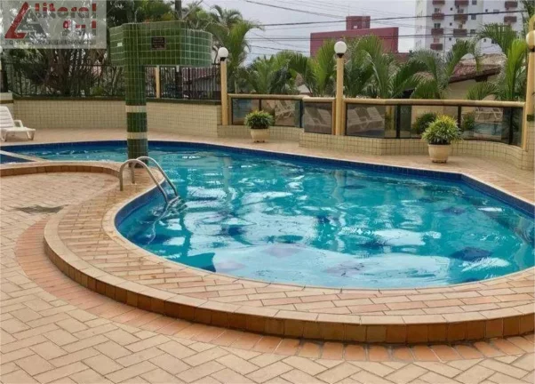 Imagem Imperdível apartamento à venda em Praia Grande-SP, bairro Tupi! 1 quarto, 1 sala, 1 banheiro, 1 vaga de garagem, 55m² de área.