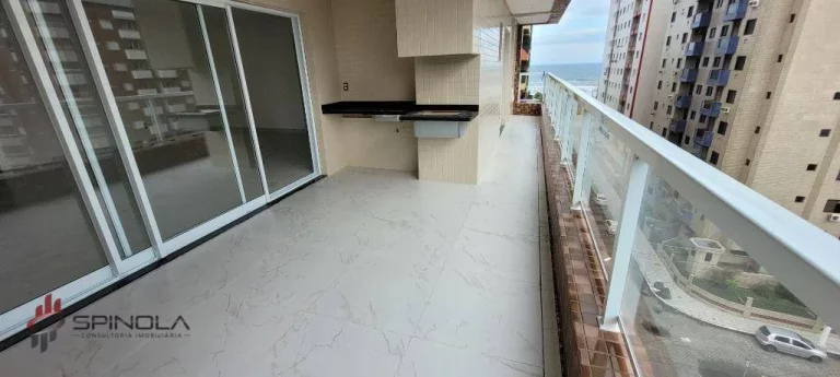 Imagem Apartamento com 3 dormitórios à venda, 147 m² por R$ 830.000,00 - Aviação - Praia Grande/SP