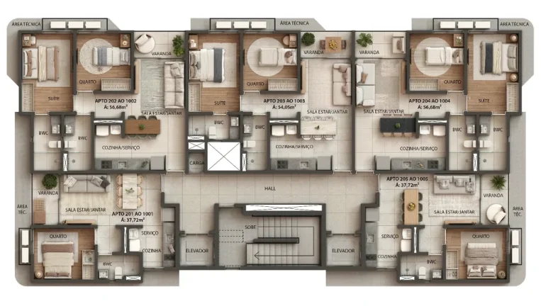 Imagem Apartamento à venda no bairro Bessa - João Pessoa/PB