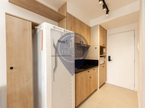 Imagem Venda de Apartamento de 1 Quarto na Cidade de São Paulo-SP, Bairro Pinheiros: Suite, Sala, Banheiro, 27m² de área!