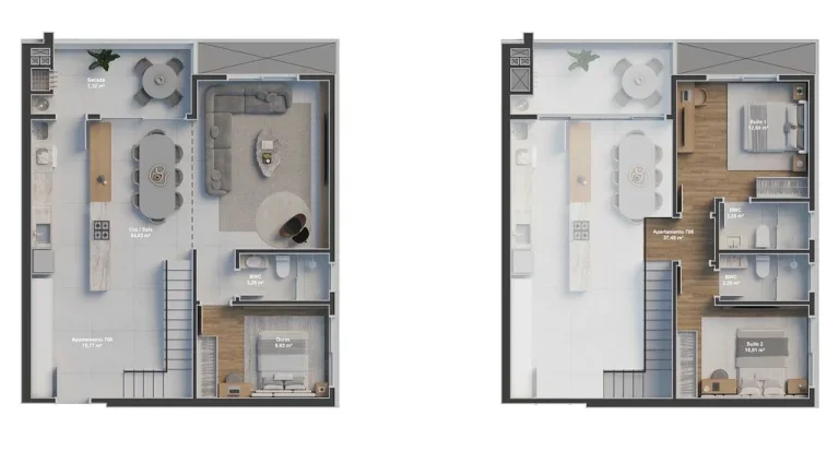 Imagem Apartamento 2 Dormitórios para venda em Florianópolis - SC