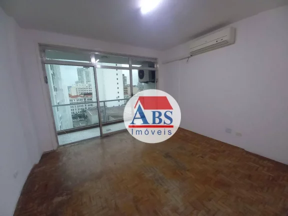 Imagem Apartamento com 2 dormitórios à venda, 81 m² por R$ 555.000 - Gonzaga - Santos/SP com vista para o mar