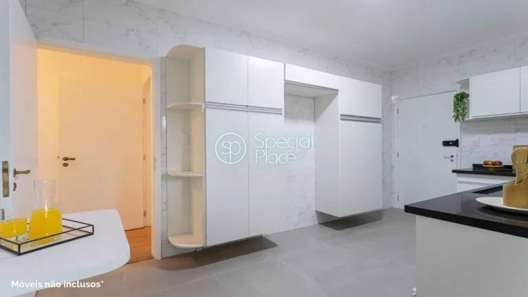 Imagem Ótimo apartamento com 113m² em Moema Pássaros. Living para dois ambientes, varanda, 03 dormitóri...