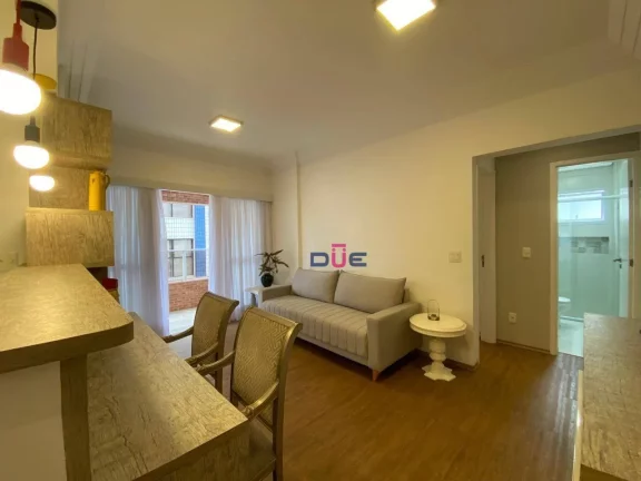 Imagem Apartamento com 1 dormitório para alugar, 56 m² por R$ 5.400,00/mês - Boqueirão - Santos/SP
