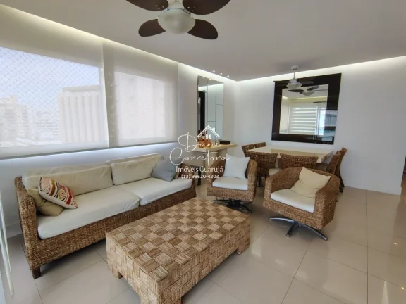 Imagem Apartamento de 3 quartos e 2 vagas na Vila Alzira, Guarujá-SP: espaço e conforto em 118m²!