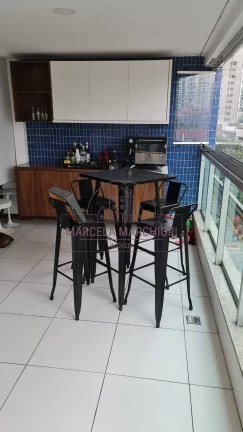 Imagem Apartamento 2 Quartos, 1 Suíte, Varanda Gourmet com Fechamento, Lazer