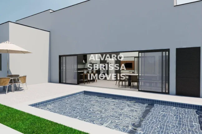 Imagem Casa à venda com piscina e 3 suítes no Residencial Central Parque em Salto SP
