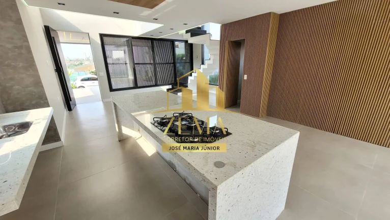 Imagem Sobrado condomínio, Piscina, 03 sts, 230 m2, Amplo Gourmet, Moderno