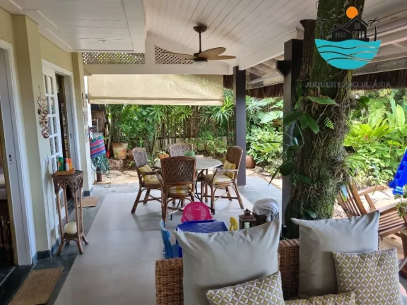 Imagem Casa para locação em condomínio com vista ao mar em Juquehy com 5 suítes, serviço de praia - Acomodação 10-12 pessoas | Juquehy Imobiliária