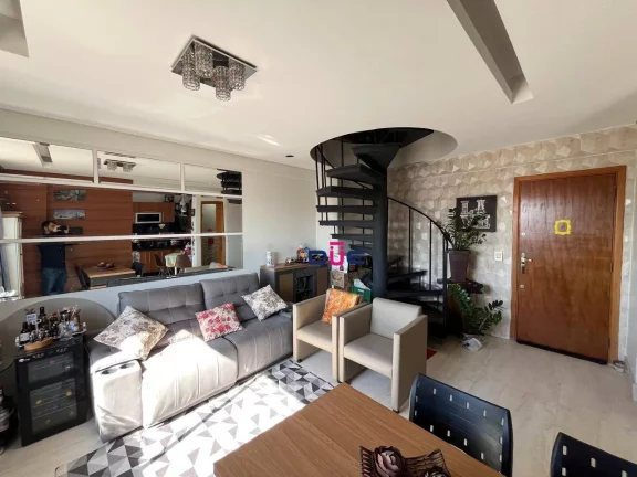 Imagem Cobertura com 3 dormitórios à venda, 142 m² por R$ 850.000 - Embaré - Santos/SP