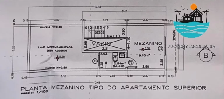 Imagem Lançamento Juquehy Lado Direito - Flat 80m², Piso superior, 2 suítes, 1 Vaga auto, piscina coletiva, documentação de posse | Juquehy Imobiliária
