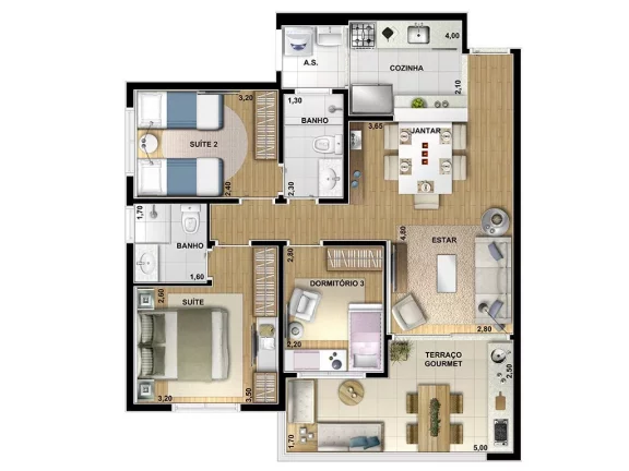 Imagem Cobertura Duplex em Morumbi - São Paulo SP
