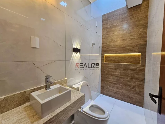Imagem Casa moderna com 3 dormitórios à venda, 104 m² por R$ 860.000 - Condomínio Jardins do Império - Indaiatuba/SP