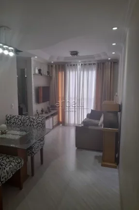 Imagem Apartamento com 52M², 2 dormitórios, sala, cozinha, banheiro, área de serviços e 2 vagas de gara...
