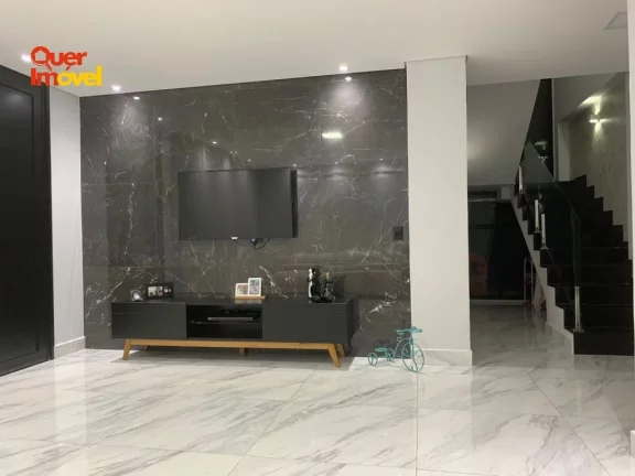 Imagem Casa de alto padrão em condomínio no Bonfim Paulista, Ribeirão Preto-SP: 3 quartos, 3 suítes, 1 sala, 4 banheiros, 4 vagas, 207m².