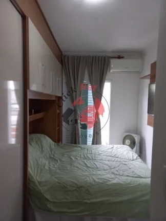 Imagem Cobertura em Prédio Sem, 2 dorms com móveis planejados, sacada, quintal com churras , 2 vagas, Bairro Vila Camilópolis, Santo André