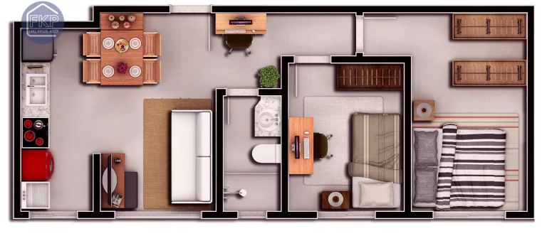 Imagem Apartamento 2 dormitórios!