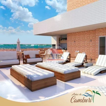 Imagem Apartamento com 2 dormitórios à venda, 61 m² por R$ 383.315,00 - Vila Caiçara - Praia Grande/SP