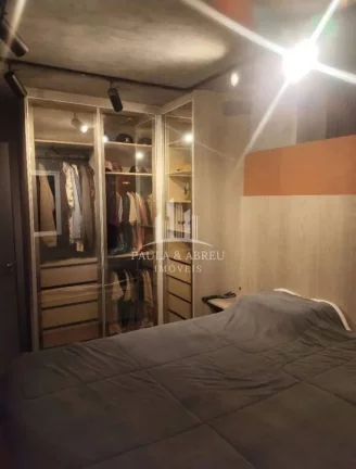 Imagem Apartamento 54m², 1 Dormitório, podendo ser 2 (está com living ampliado), Sacada, 1 Vaga, Lazer Completo, no Jardim Pedroso, Mauá-SP