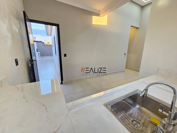 Imagem Casa moderna com 2 dormitórios e quintal à venda, 60 m² por R$ 550.000 - Jardim Araras - Indaiatuba/SP
