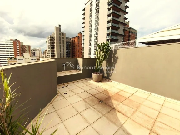 Imagem Apartamento cobertura para venda no cambuí em Campinas, 2 quartos, terraço, e vaga coberta
Primeir...