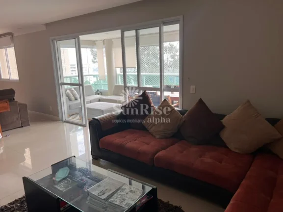 Imagem Apartamento mobiliado Alto Padrão com 3 quartos e 2 vagas 202 m² R$16.500 pacote - Tamboré, Santana de Parnaíba/SP