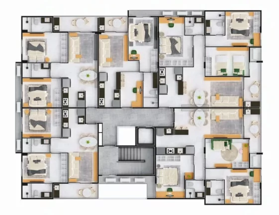 Imagem Apartamento com 3 dormitórios à venda, 71 m² por R$ 499.900,00 - Bessa - João Pessoa/PB