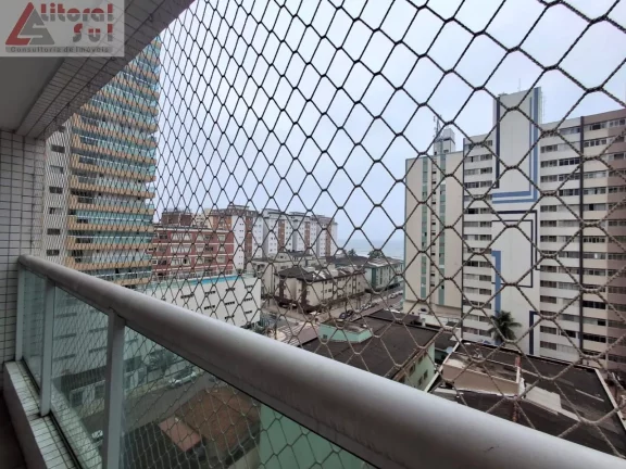 Imagem Apartamento de Luxo na Praia Grande-SP, Bairro Tupi 2 Quartos, 2 Suítes, 1 Sala, 3 Banheiros, 1 Vaga de Garagem 95,02m² de Área