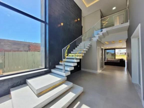 Imagem Sobrado beira de lago com 05 suítes, elevador, semi mobiliado