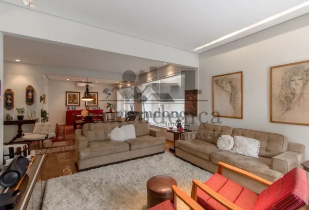 Imagem Higienópolis apartamento a venda com 3 dormitórios (1 suíte)e 2 vagas, 239,00 área útil
